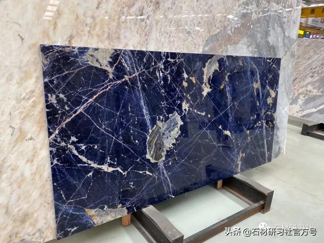 石材蓝色经典,经典蓝石材