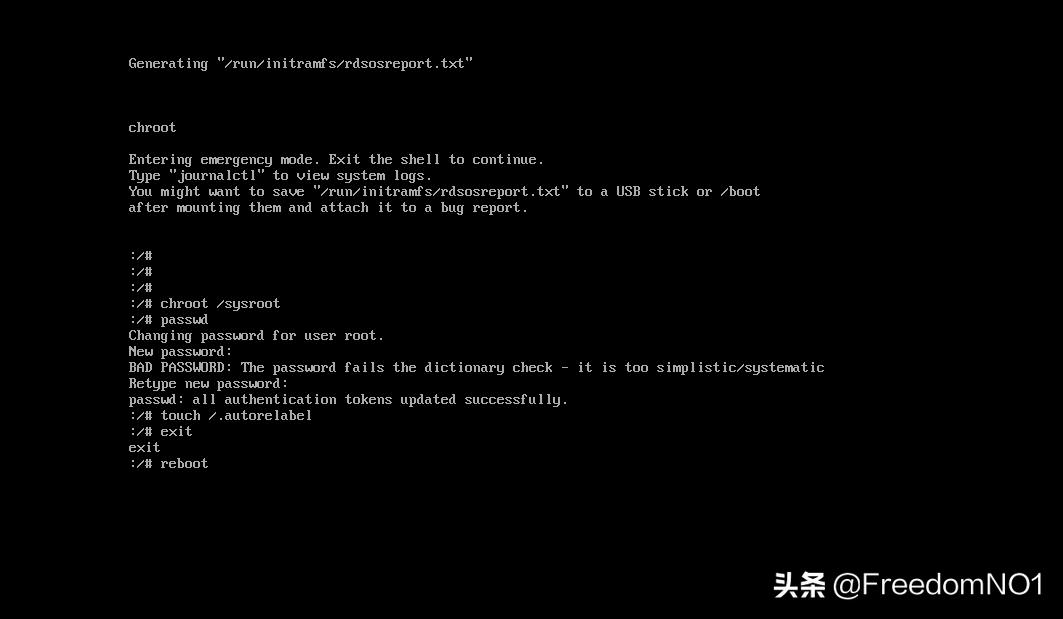 centos6.7root密码忘记,centos7忘记账号密码怎么办