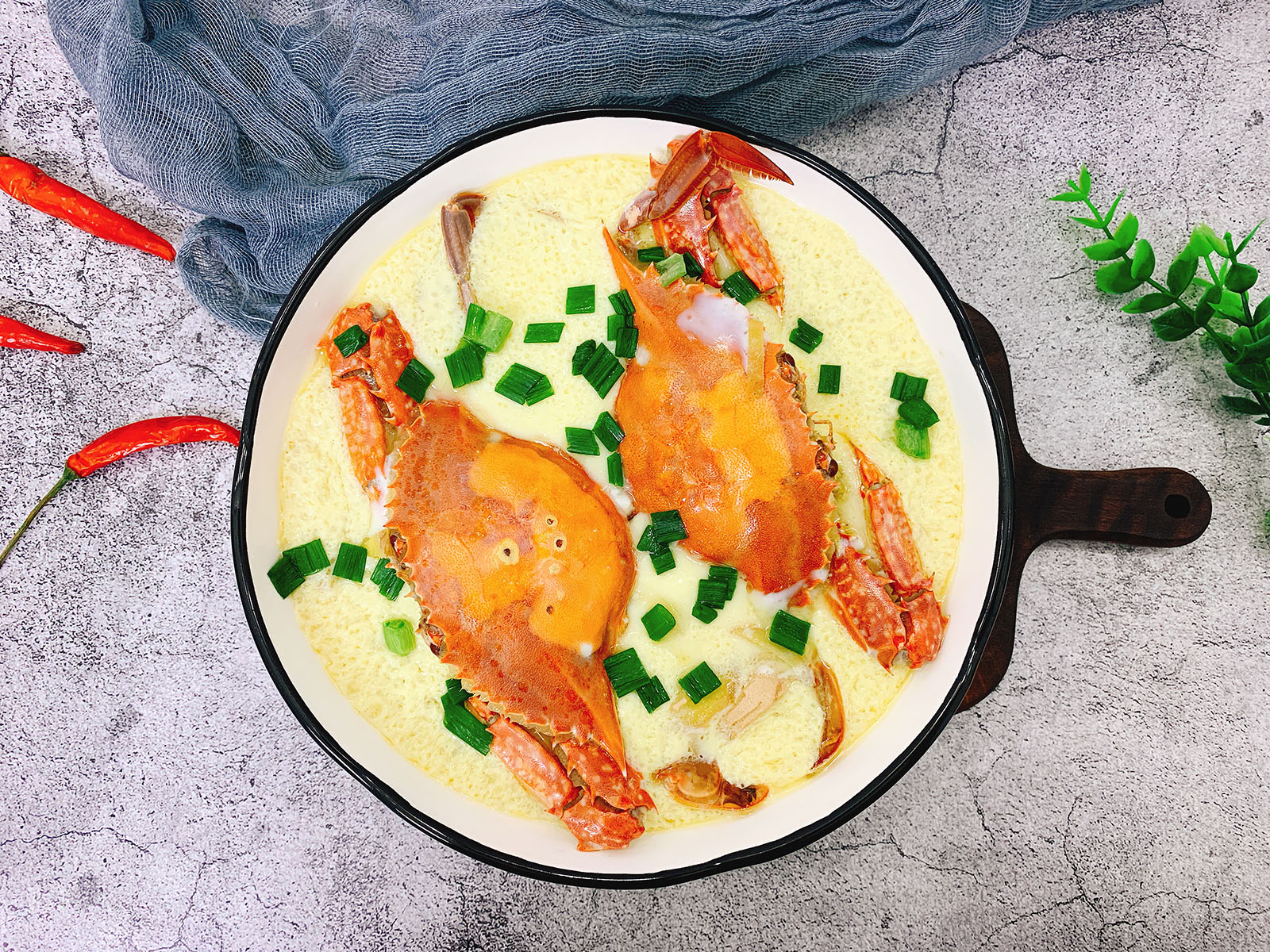 蒸螃蟹的正确做法,清蒸螃蟹加鸡蛋