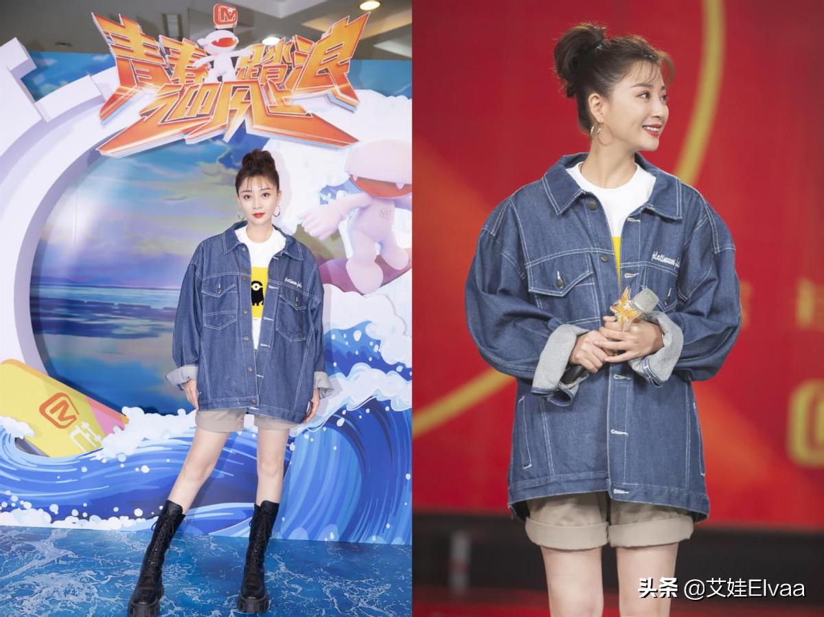 42岁殷桃发布会真拼，穿长裙为新剧跳舞，靠边站舞姿僵硬抢尽风头