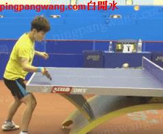 乒乓球教学正手侧身冲下旋球技巧,乒乓球直板姿势教学