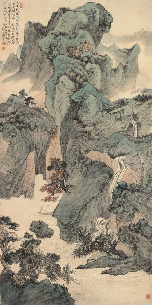 郑午昌花鸟,丝鬓散人郑午昌百幅绘画作品赏析