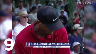 老虎伍兹生涯最佳一杆进洞,2017-2018赛季十佳球