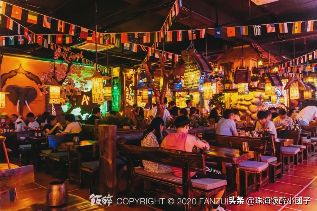 冰啤无限续！这间「东南亚风情」小酒馆，有珠海人理想的夜生活