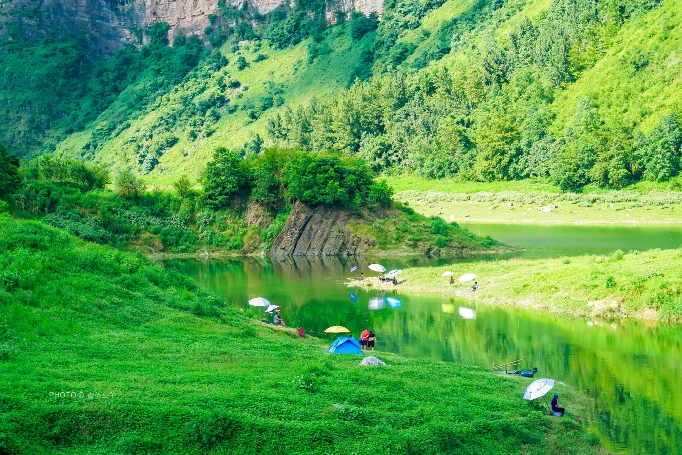 贵州乌江源百里画廊风景观景台,贵阳百里画廊