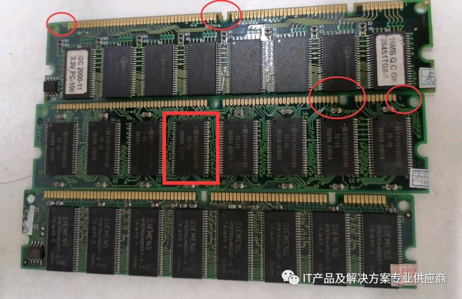 30PIN72PIN168PIN184PIN240PIN288PIN台式机内存