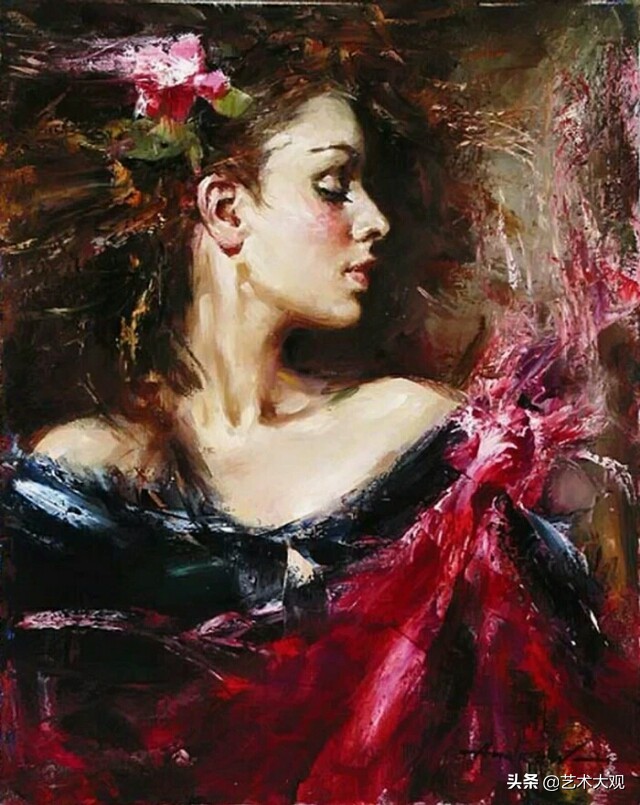 欧美顶级油画人物,人物油画的绘画教程视频