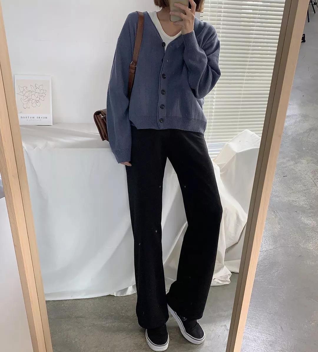 高个气质高腰阔腿裤,矮个子宽松阔腿裤145-150爆款潮款