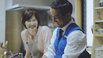 孕妇穿孕妇装过程,日本孕妇装男