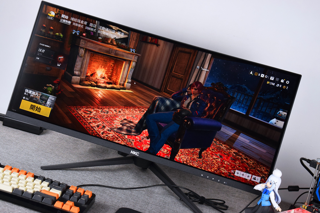 千元hkc显示器,千元带鱼屏显示器
