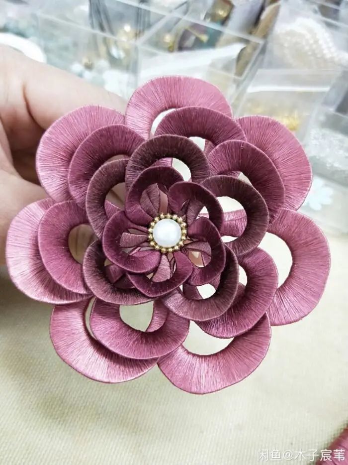 手工缠花线,手工编织缠花教程