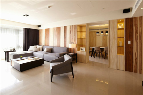 小户型现代简约沙发背景墙效果图,现代简约风格沙发背景墙效果图