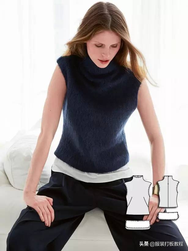 时装设计图手绘教程,服装制版图案大全