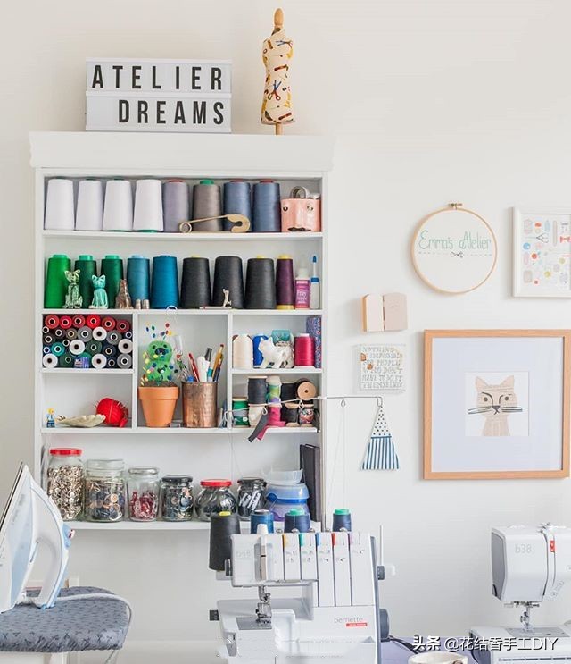 美丽的工作间，幸福的小窝窝，做手工的人都爱它