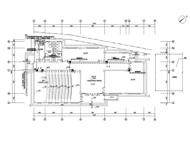 某学校建筑总平面设计图,某中学教学楼设计图纸