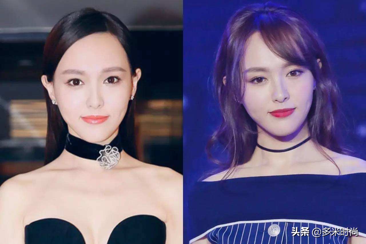唐嫣和杨幂的发际线,杨幂额头高怎么弄刘海
