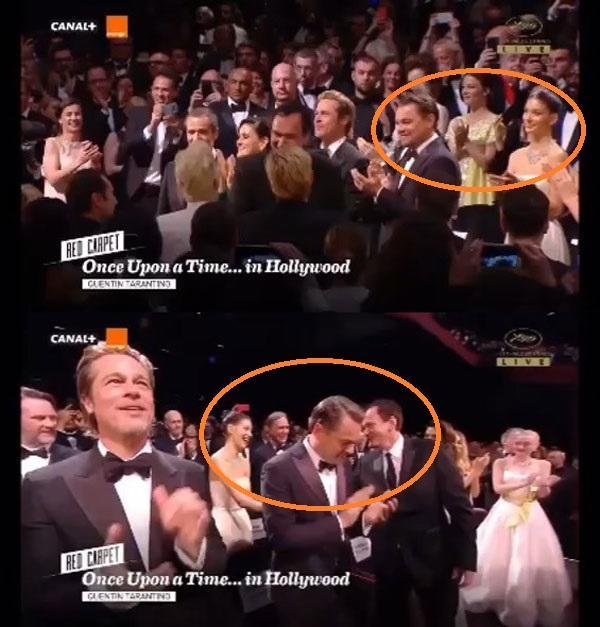 小李子皮特走红毯,小李子皮特戛纳同框