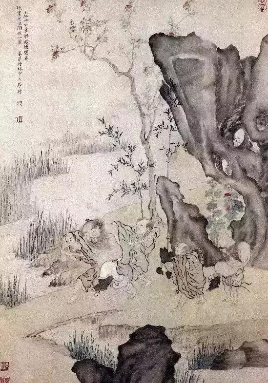 历代中国画中的奇石,中国画奇石作品欣赏