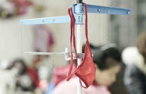 这里的情趣内衣，制作者是当地农村大妈，20秒做一条丁字裤挣一毛