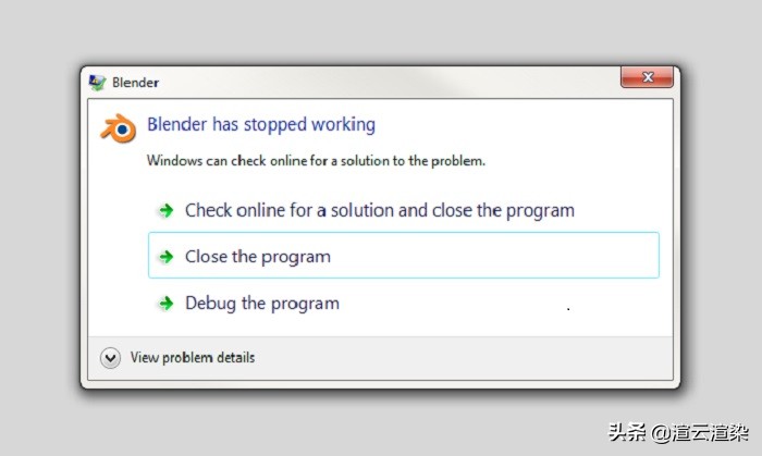 blender渲染闪退崩溃,blender渲染到一半闪退怎么恢复