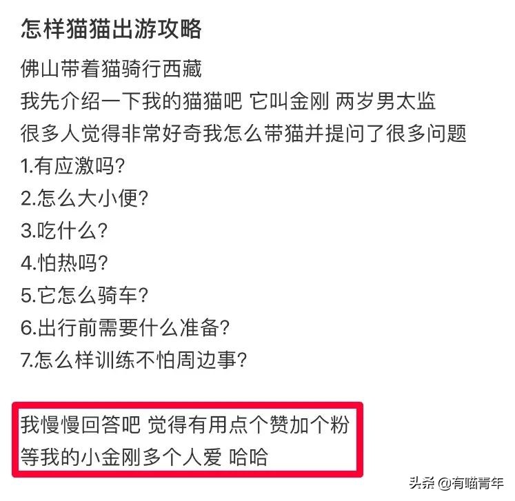 网红绑猫*藏西**骑行求关注,遭网友质疑回怼:比在家里刺激多了