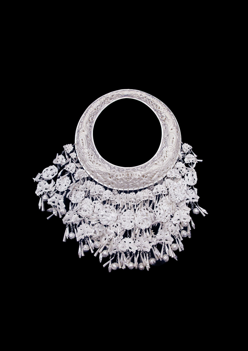 传统工艺手工制作银饰蒙古,传承古法手工银饰