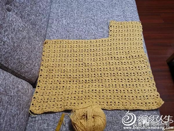 片织羊绒女款落肩袖毛衣教程,依云v领轻柔薄透毛衣的编织图解