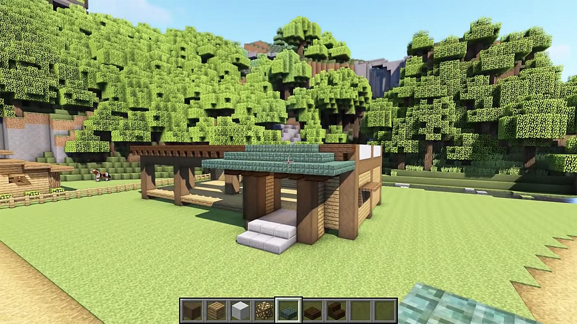 我的世界建筑方块的用法,我的世界mc建筑教程简单易做