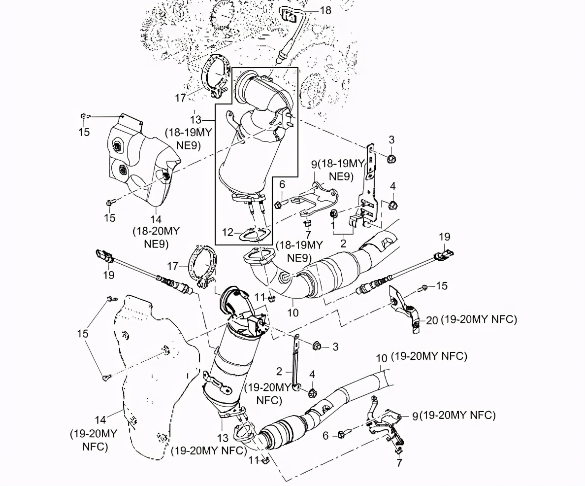 17款别克君威三元催化回收价格,2010款别克君威三元催化拆车件