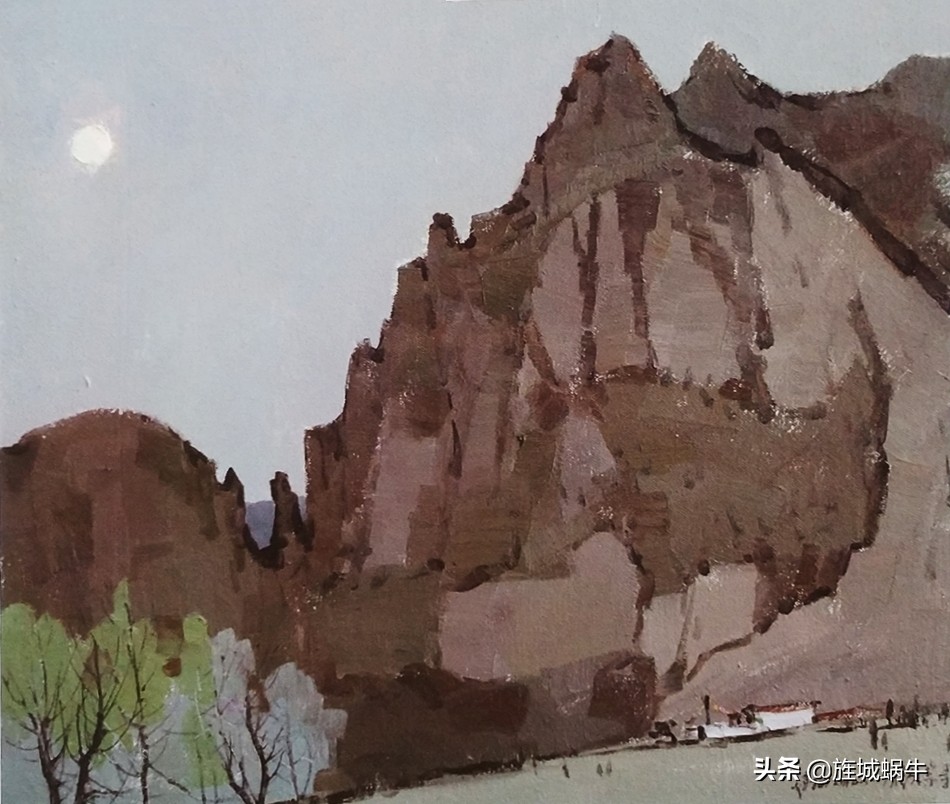 读赵福画笔下的皑皑白雪