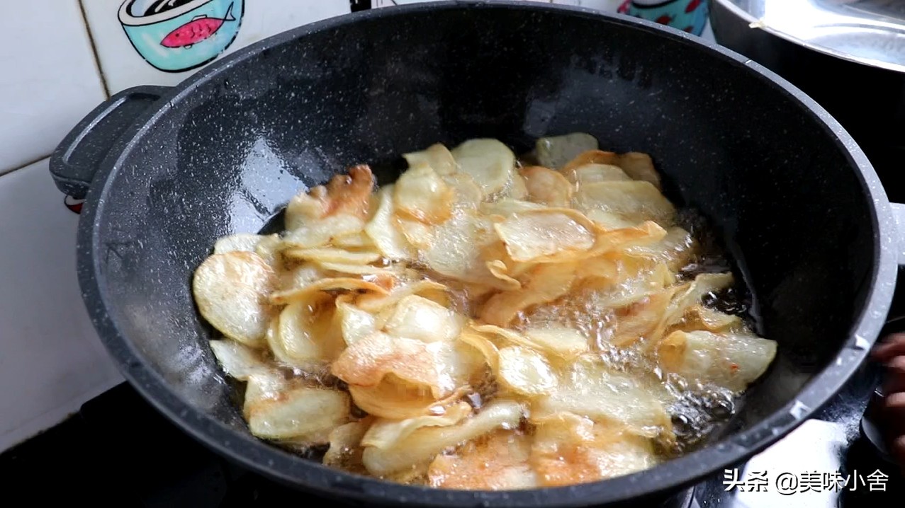 炸薯片在家,炸薯片教程出摊