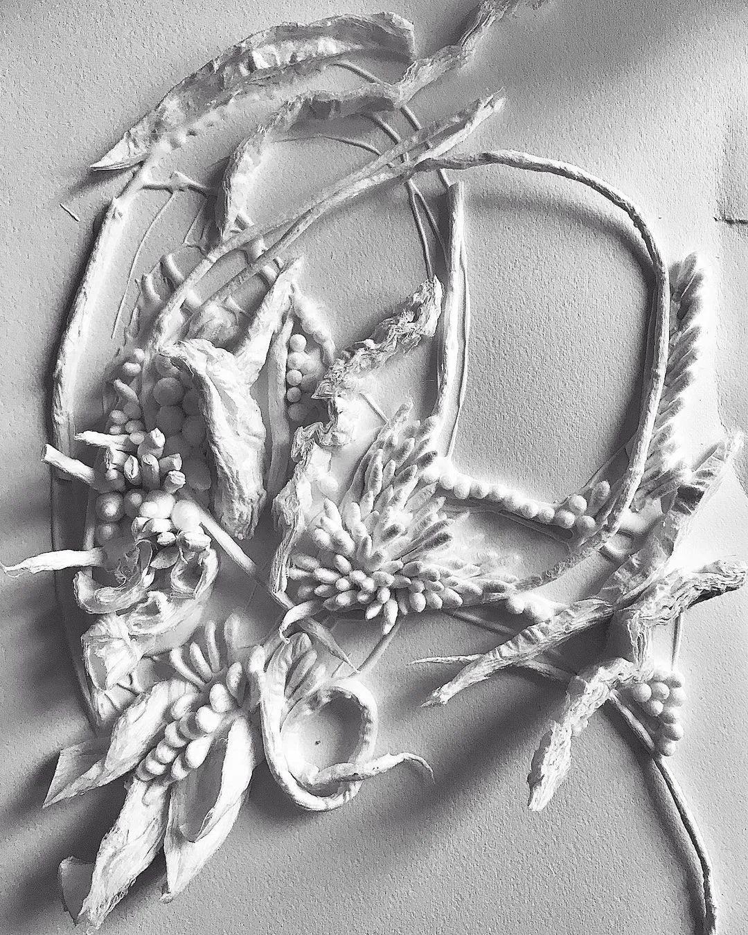 棉花艺术作品,棉花手工艺术作品