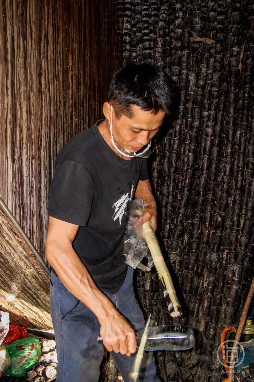 海口烤甘蔗哪里最好,海南的烤甘蔗