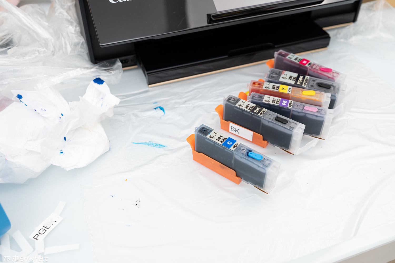 不再心疼,佳能ts9120换墨水