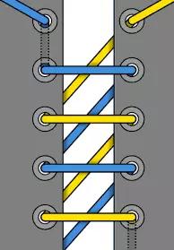 adidasozweego花式鞋带系法,几十种系鞋带的方法