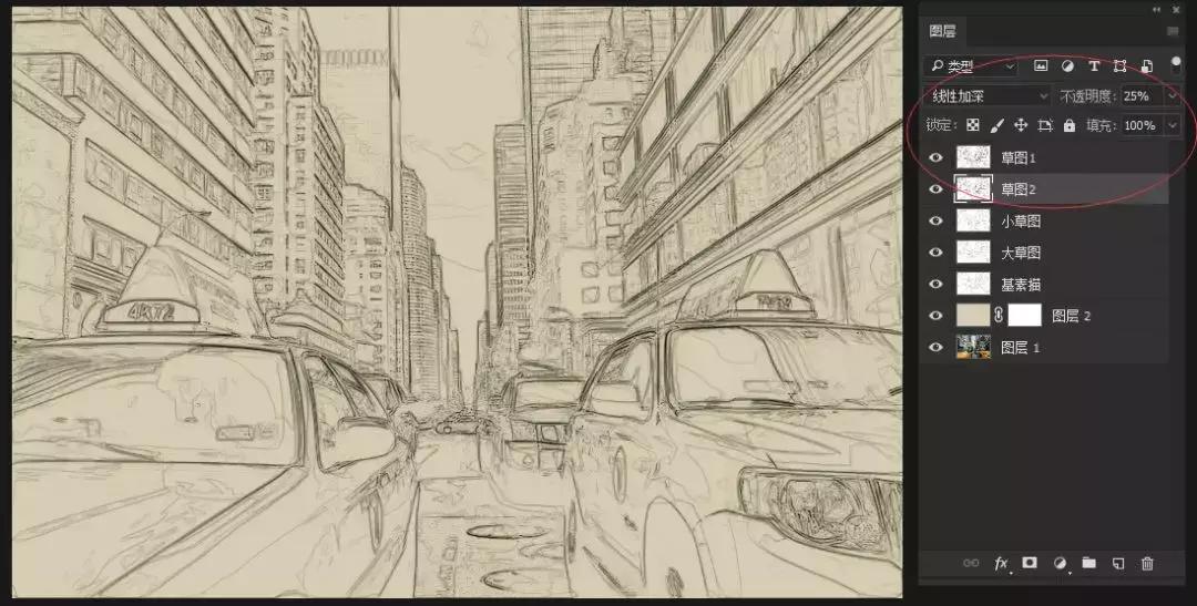 如何在AdobePhotoshop中创建素描效果