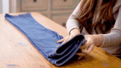 衣服怎么叠省空间,衣服怎么叠才省空间还不会有褶皱