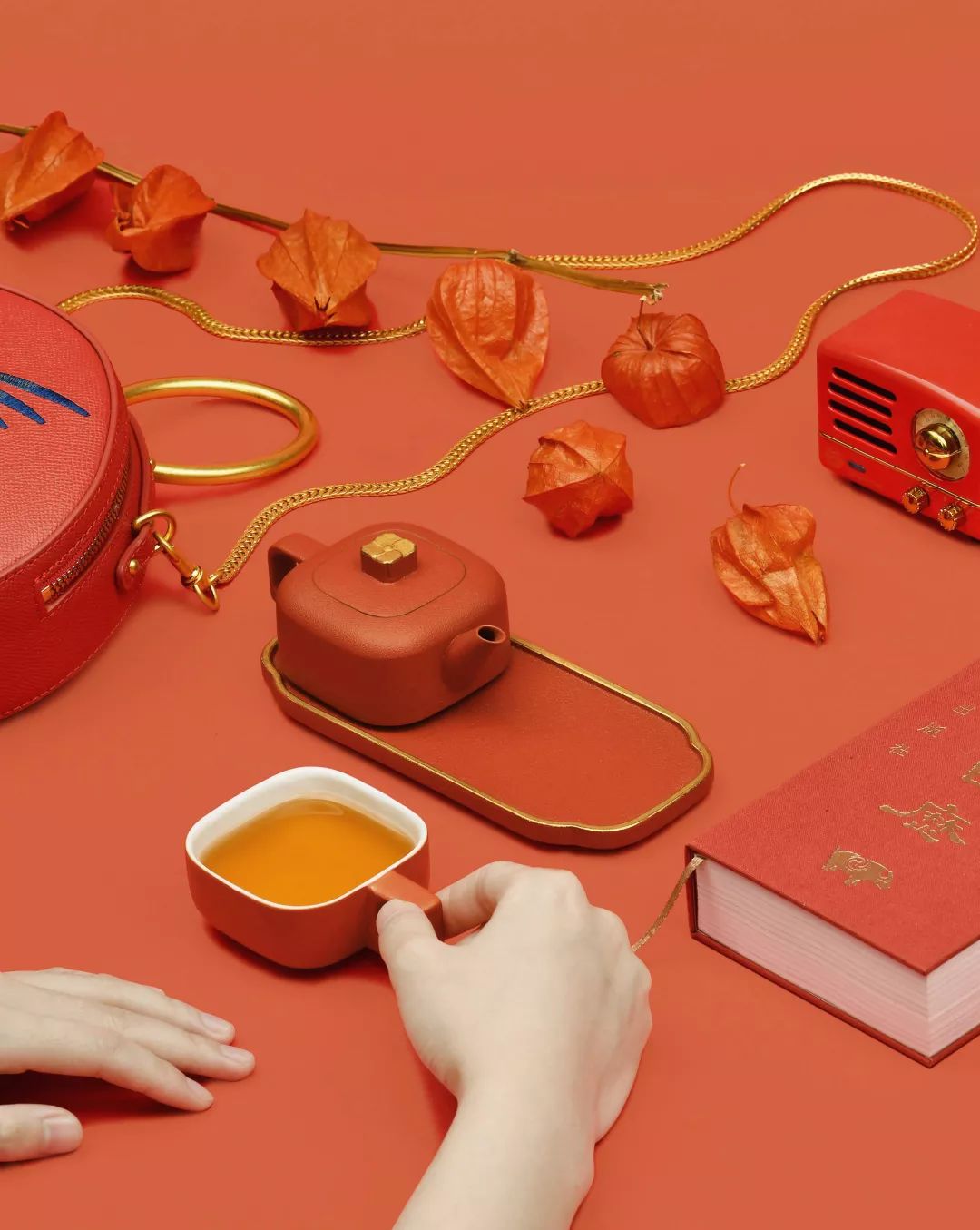 四合如意茶器图片,四合古韵高端茶器