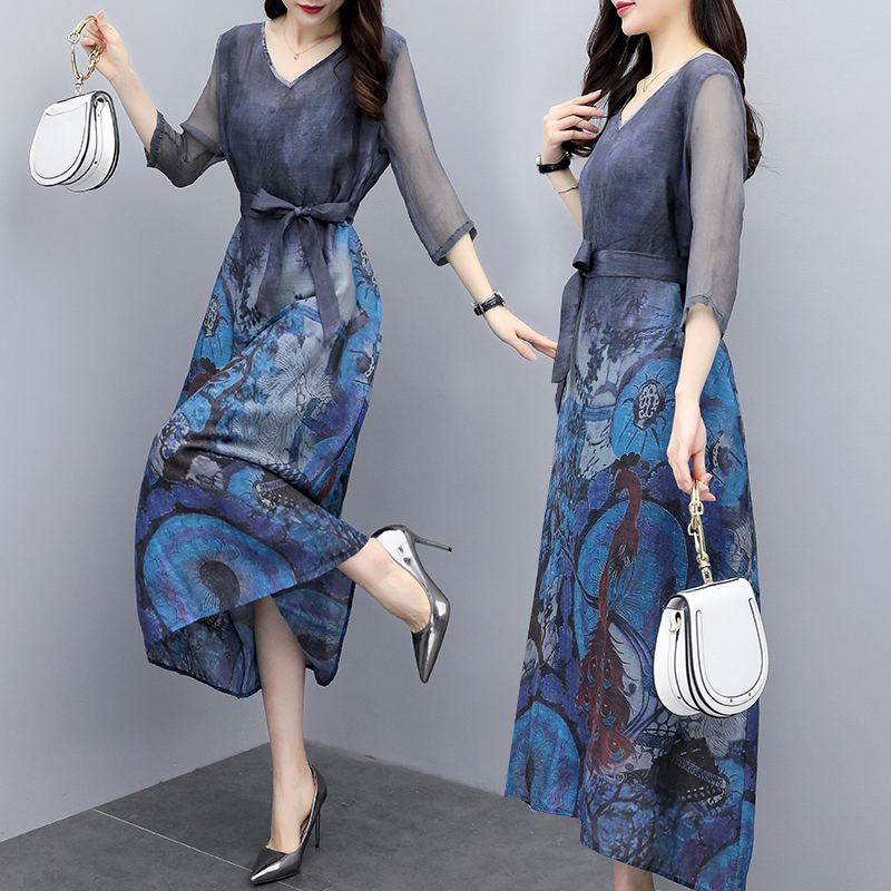 新款气质初恋收腰裙子潮,高腰连衣裙初恋风