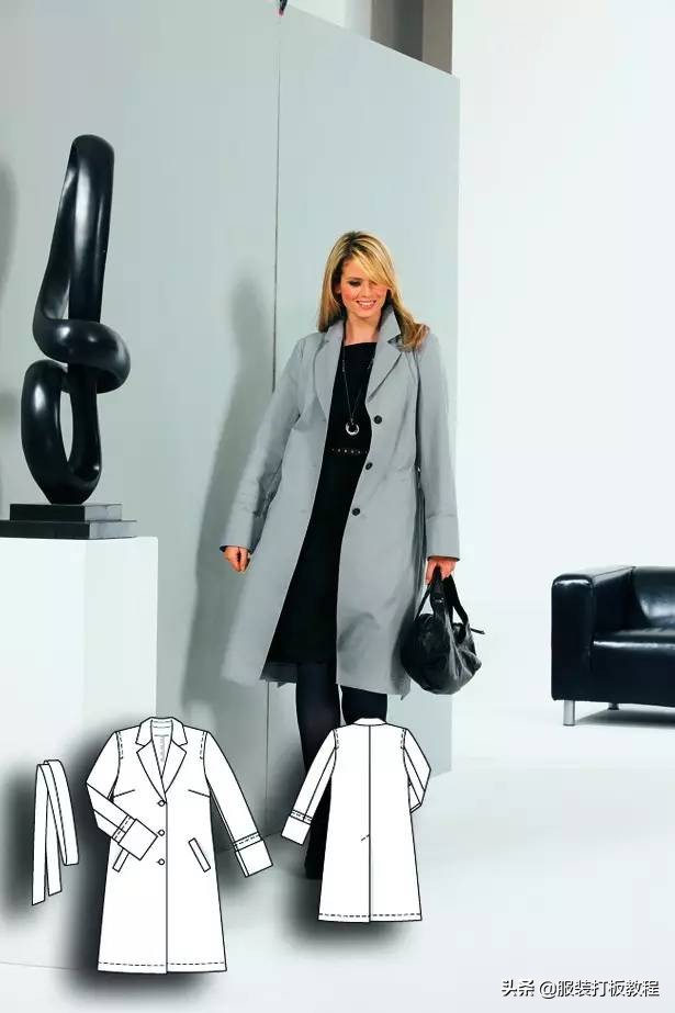 时装设计图手绘教程,服装制版图案大全