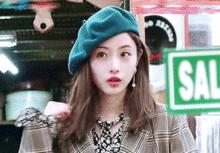 冬天的贝雷帽怎么戴好看,秋冬戴贝雷帽