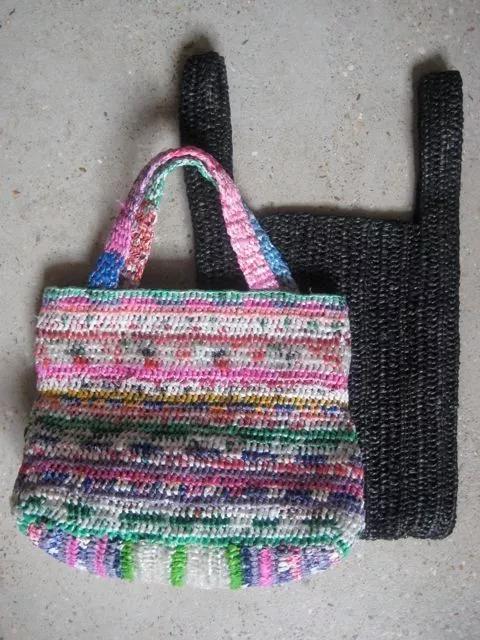 塑料袋手工编织视频,塑料袋编织篮子视频教程