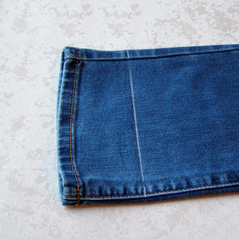 牛仔裤裤脚长了怎么改短,牛仔裤正确穿法裤脚长要不要改短