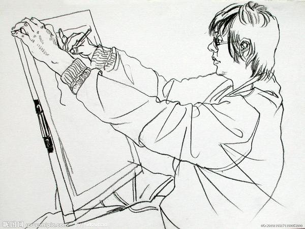 绘画素描入门教程速写,美术素描速写初学者简单教程