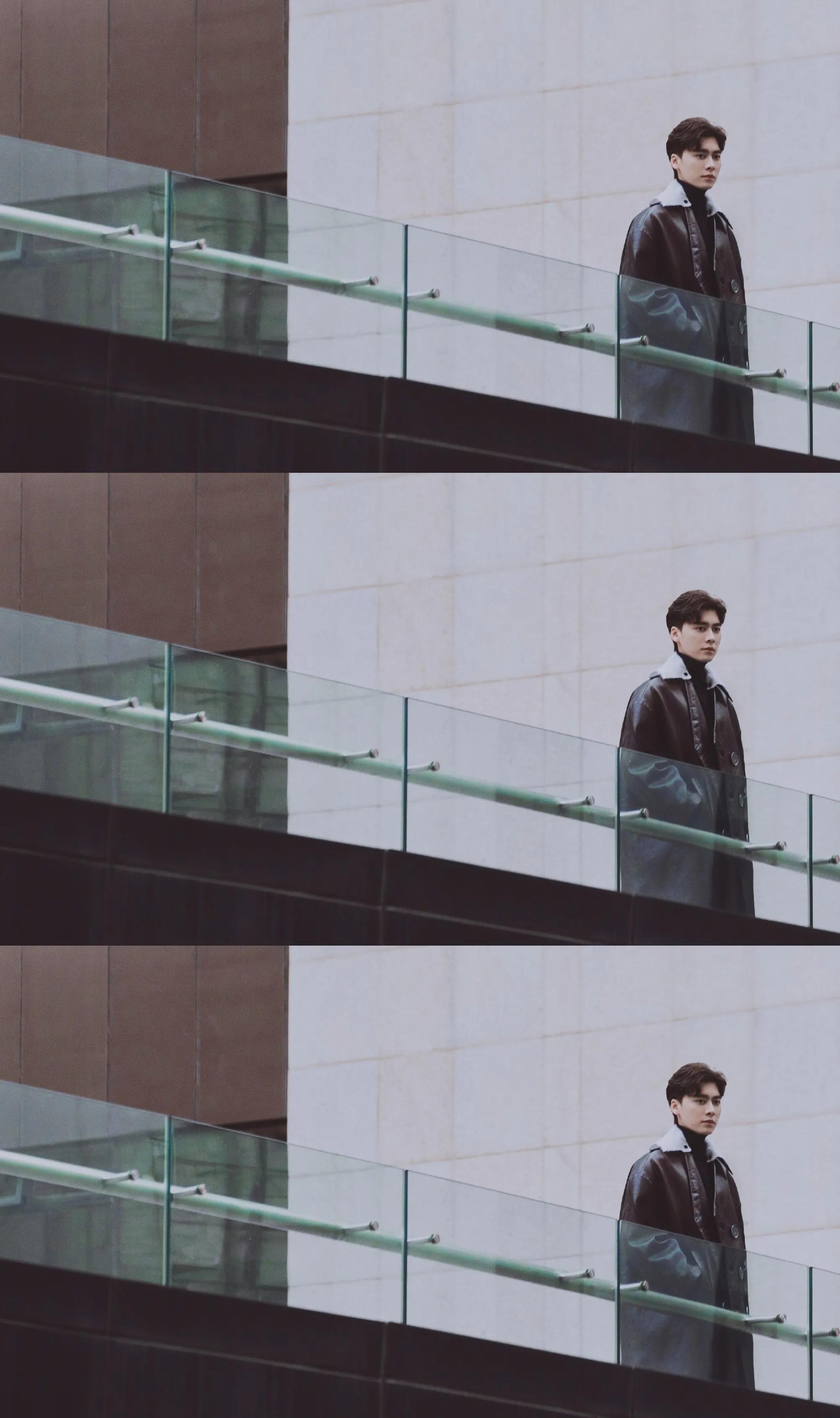 李易峰西装街拍图片,李易峰红皮衣花絮视频