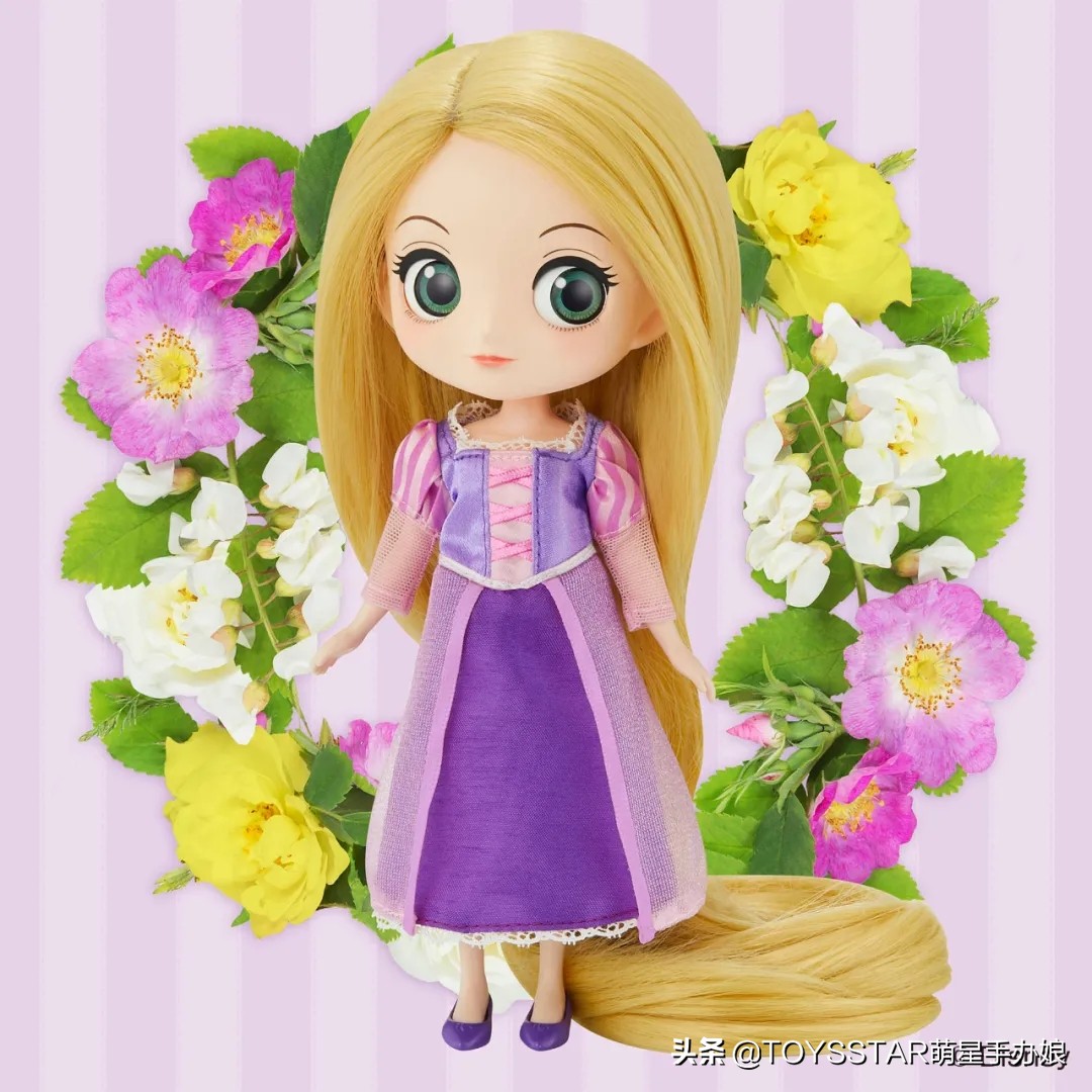 上海迪士尼乐佩公主玩偶,迪士尼长发公主乐佩