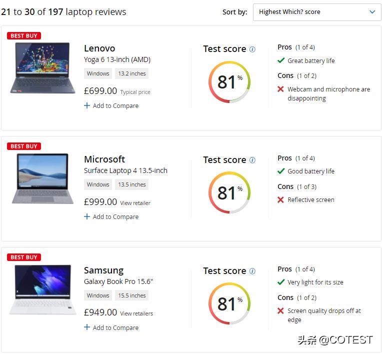 国际笔记本电脑测评,英国笔记本测评