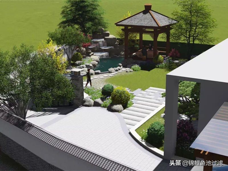 建造观赏性锦鲤池,打造一个锦鲤池要花多少钱