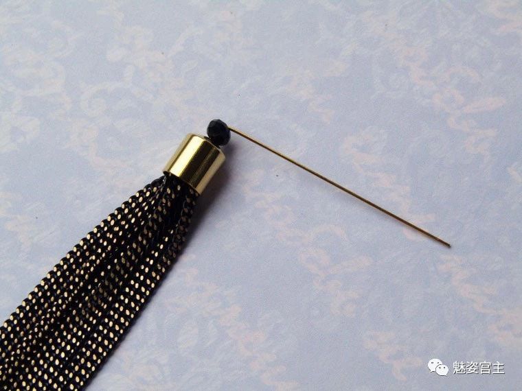 珍珠流苏耳环制作教程,流苏耳环做法教学视频