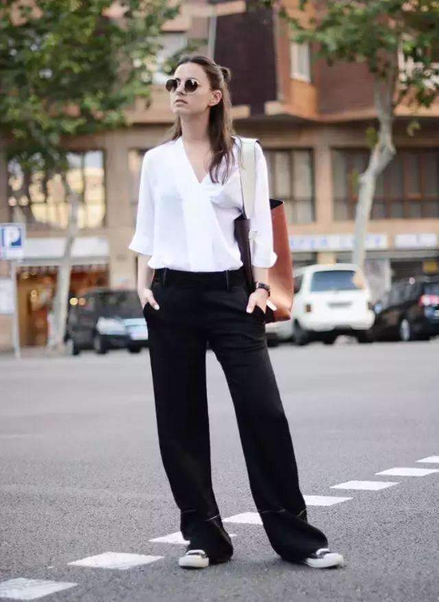 阔腿裤花里胡哨,阔腿裤巨好看